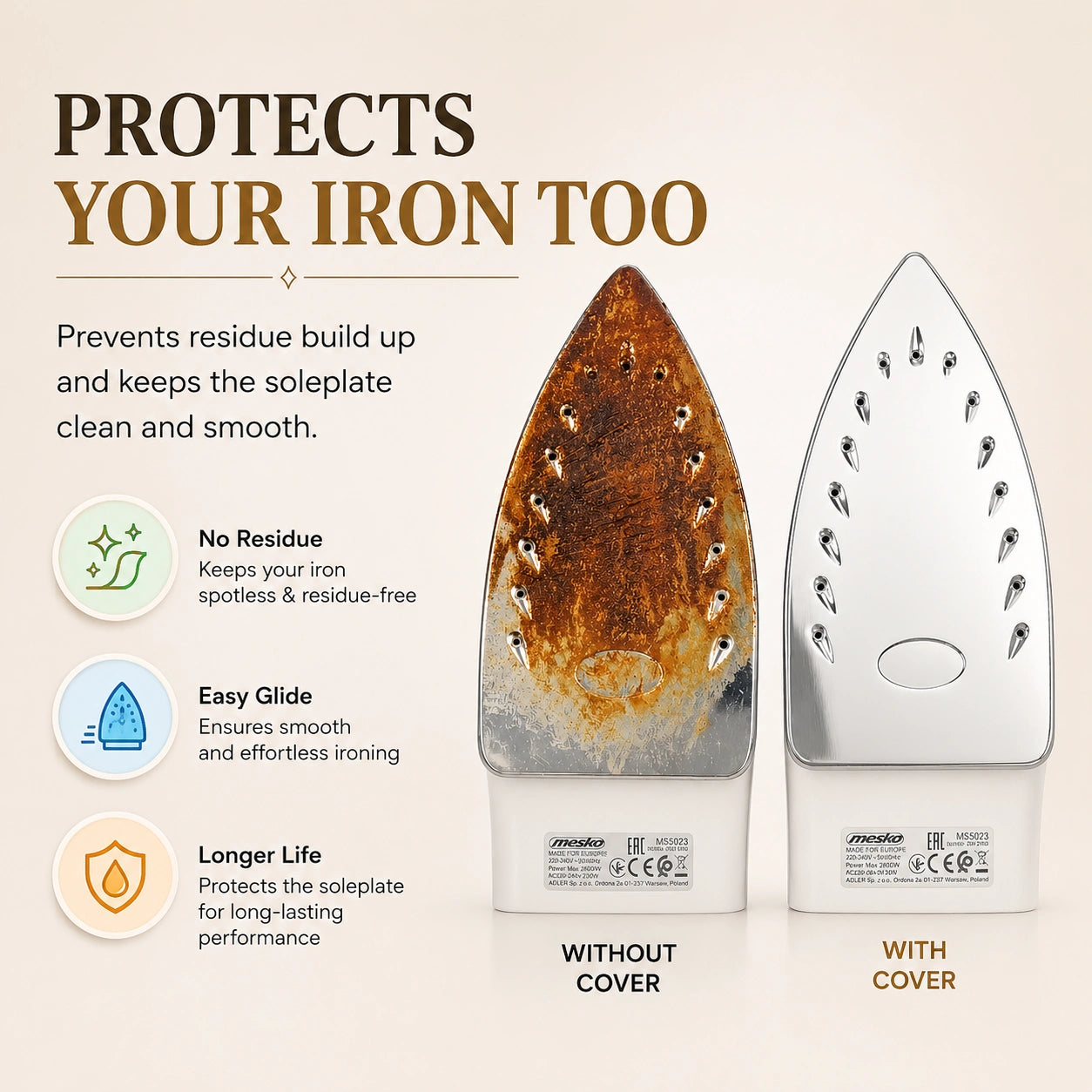Cloth Saver Iron Cover