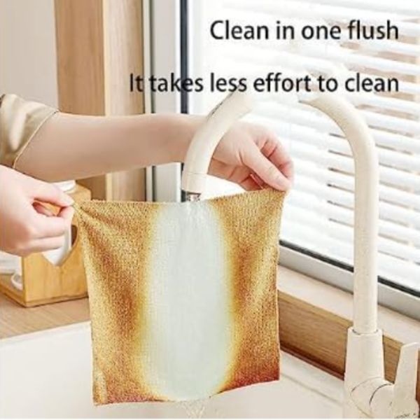 Reusable Microfiber Absorbent Cleaning Cloths