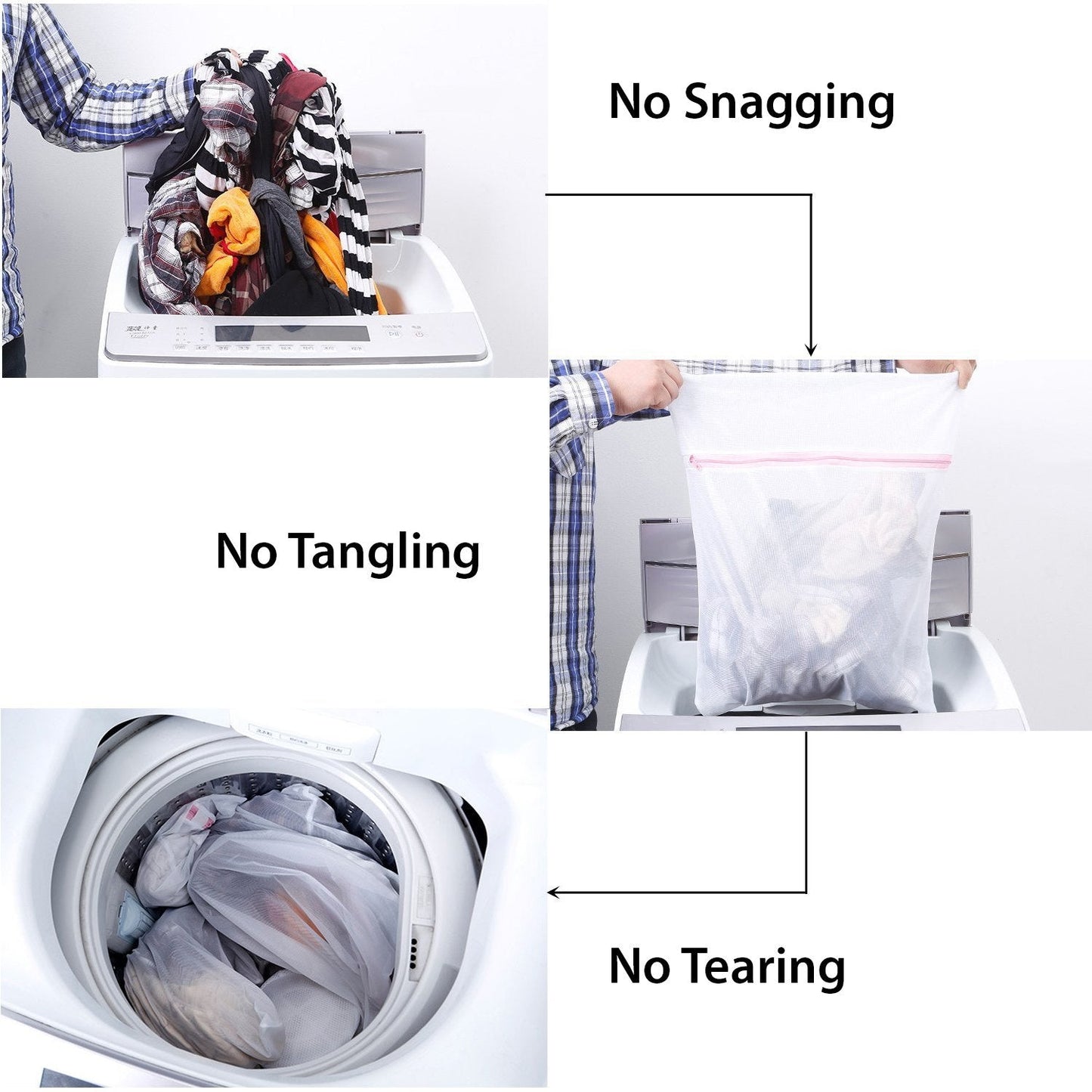 Mesh Clothes Washing Bag