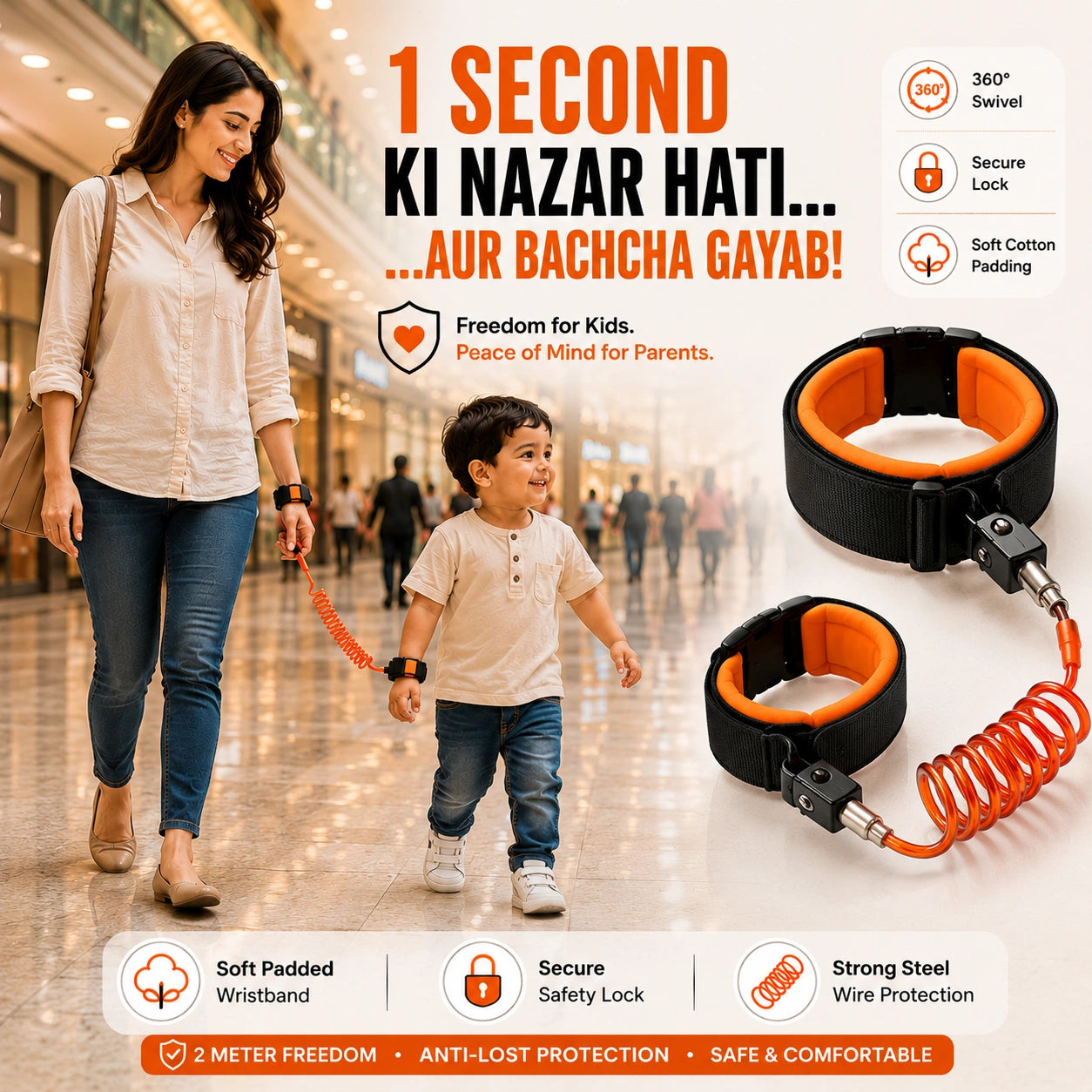 Child Safety Wrist Band