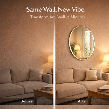 Unbreakable Stick-On Wall Mirror