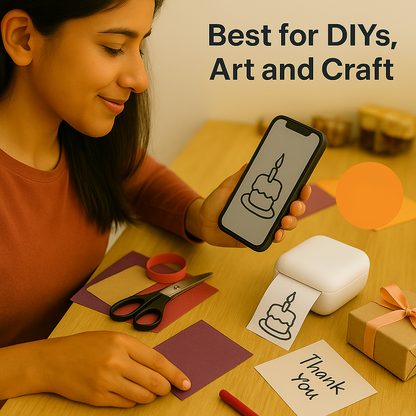 Mini Wireless Printer (Free 2 Paper Rolls)