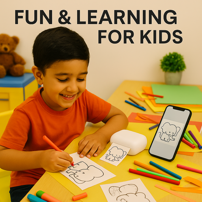 Mini Wireless Printer (Free 2 Paper Rolls)