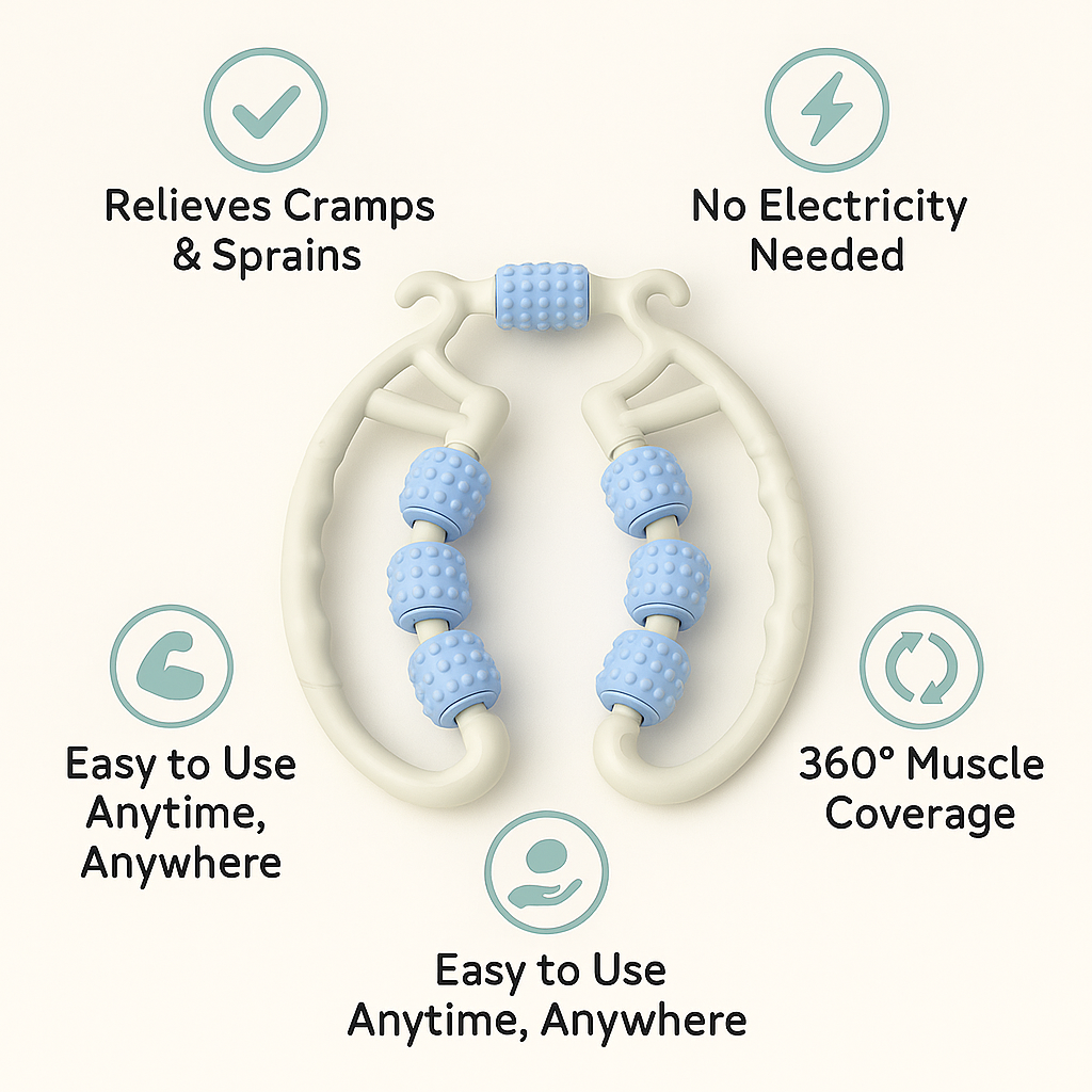 Wheel Foam Handle Roller (Massager)