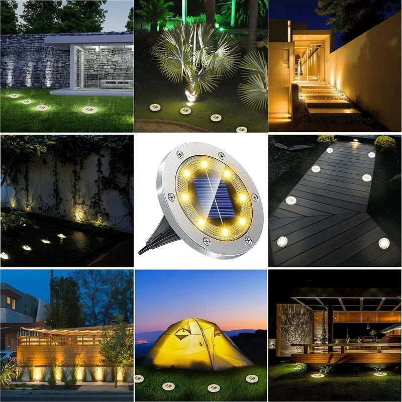 Solar Outdoor Waterproof Ground LED Lights