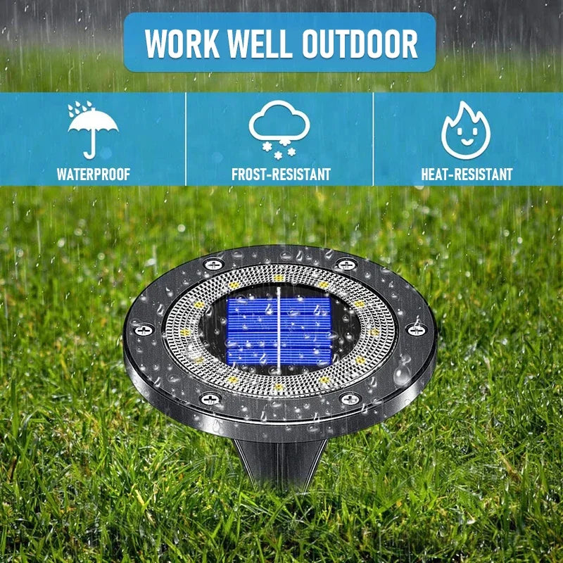 Solar Outdoor Waterproof Ground LED Lights