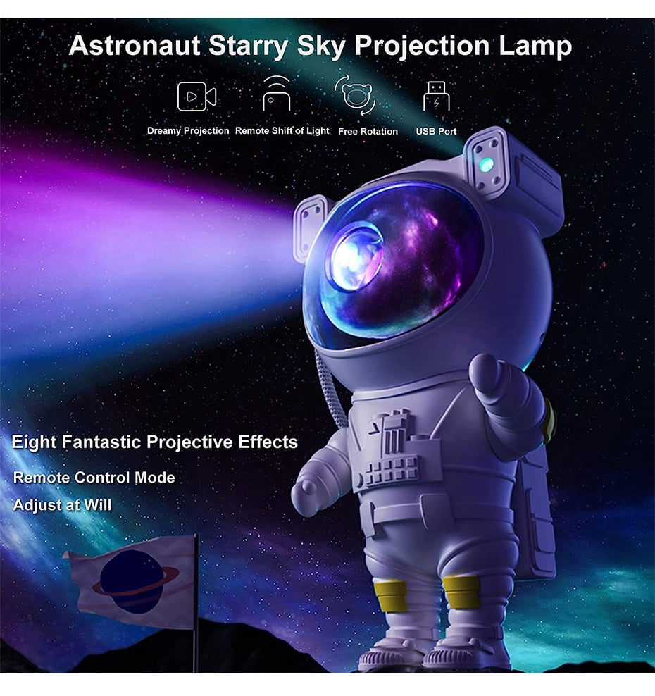 Astronaut Galaxy Light Projector