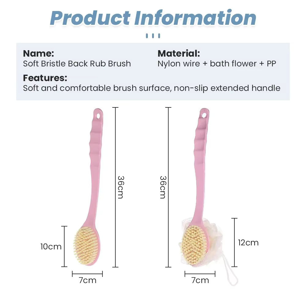 2 IN 1 Back Body Bath Brush