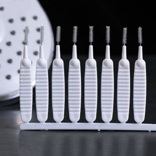 10 PCS SHOWER HEAD CLEANING BRUSH REUSABLE SMALL BRUSH PHONE HOLE ETC.