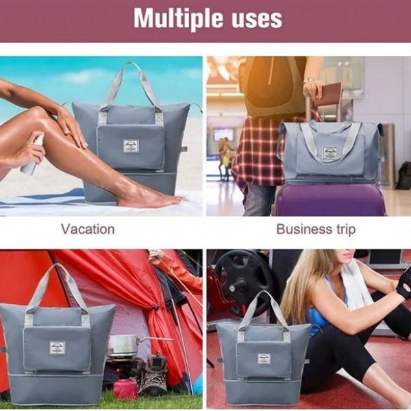 LARGE CAPACITY FOLDING TRAVEL BAG