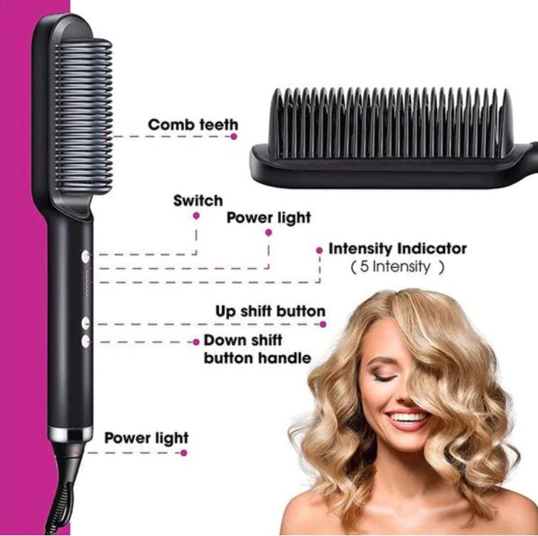 Best Vibes™ Premium Hair Straightening Comb